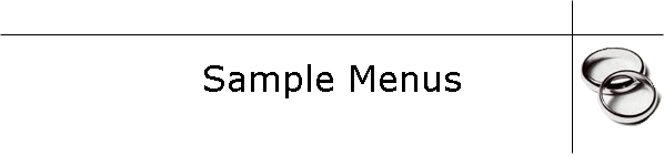 Sample Menus